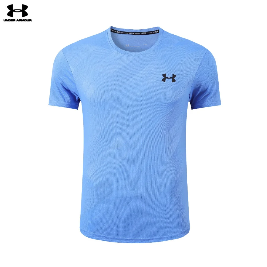 Under Armour Under Armour Blue Solid T-Shirt Blue - 1