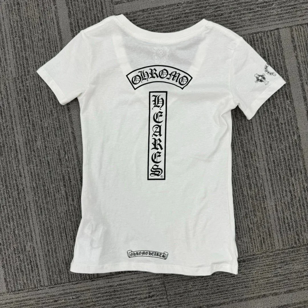 Chrome Hearts Chrome Hearts White Hearts T-Shirt White - 1