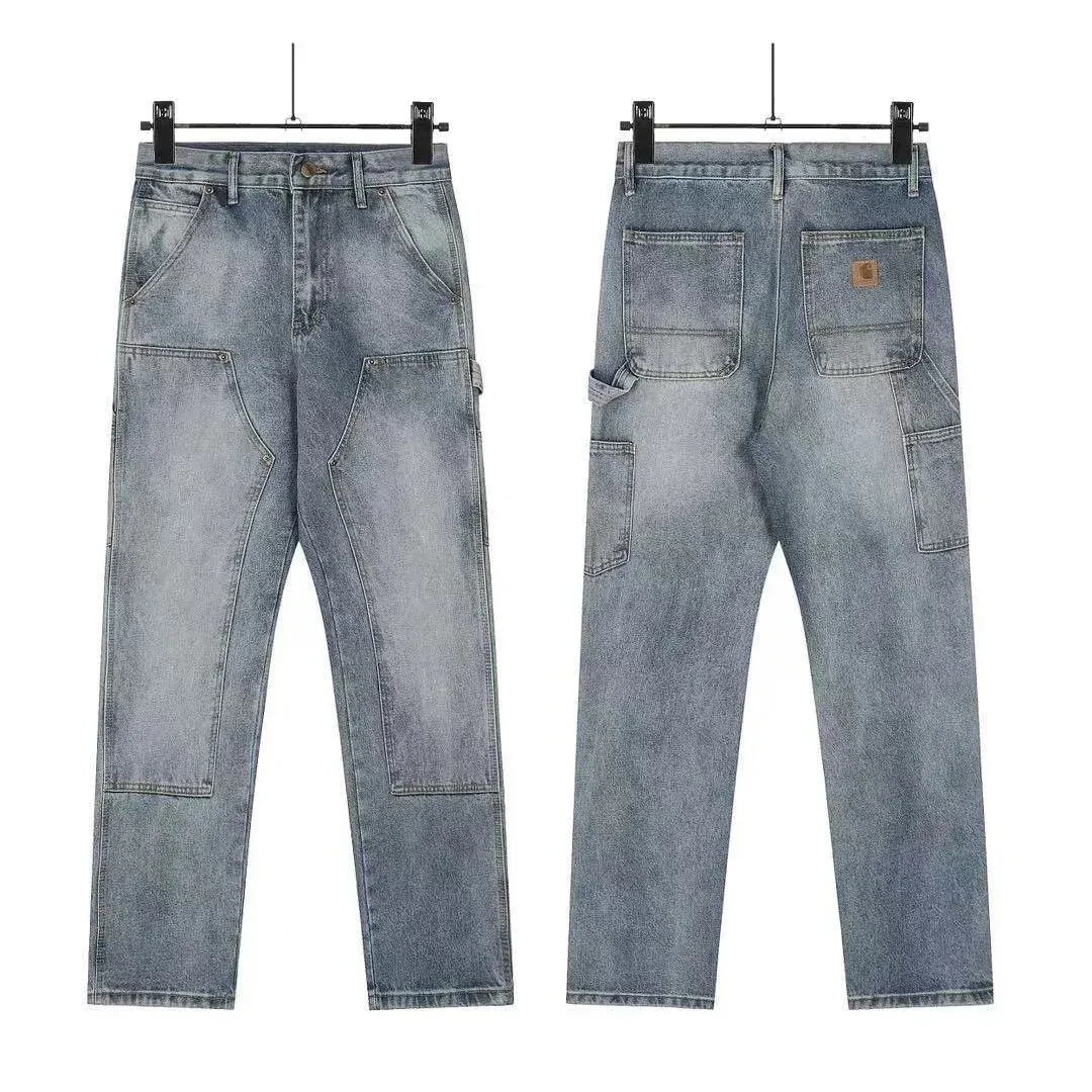 Carhartt Carhartt Kickback BB23 Washed Blue Trousers Blue - 1