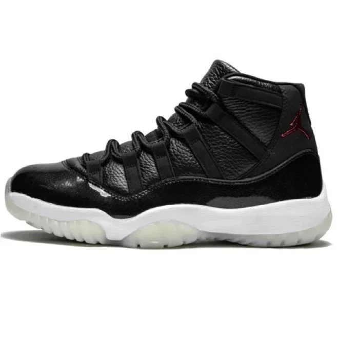 Nike Nike Air Jordan 11 Black/Red Basketball Sneakers Black