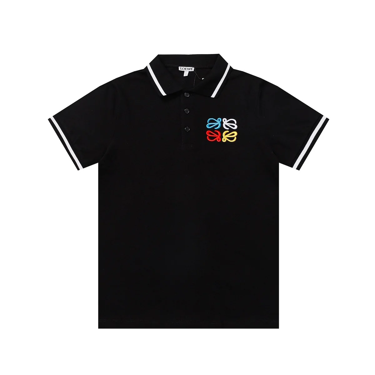 Loewe Loewe Anagram Black/White Polo Shirt Black