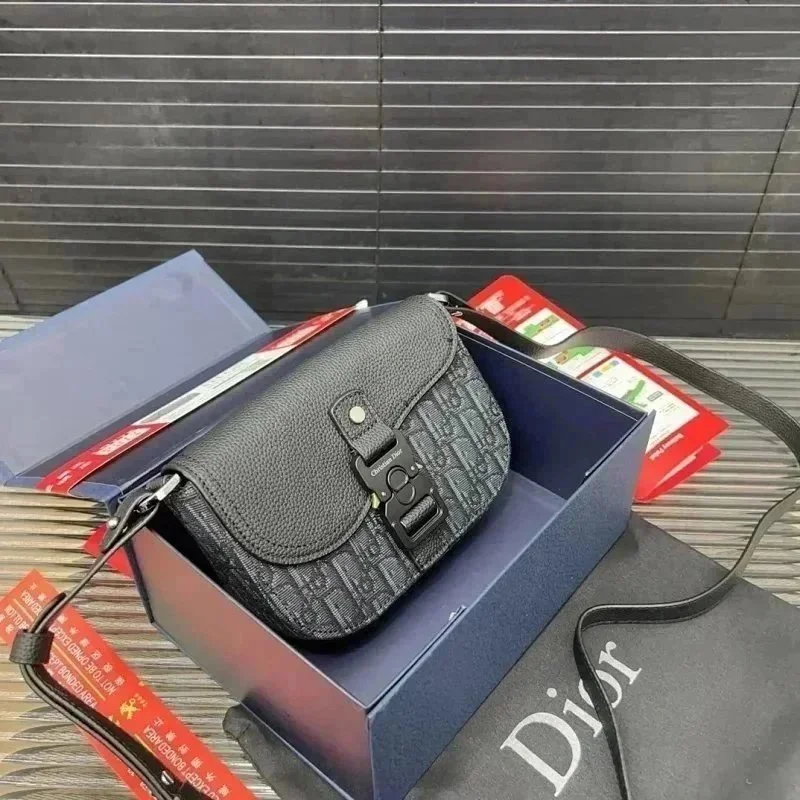 Dior Dior Dior Oblique Black Crossbody Bag Black