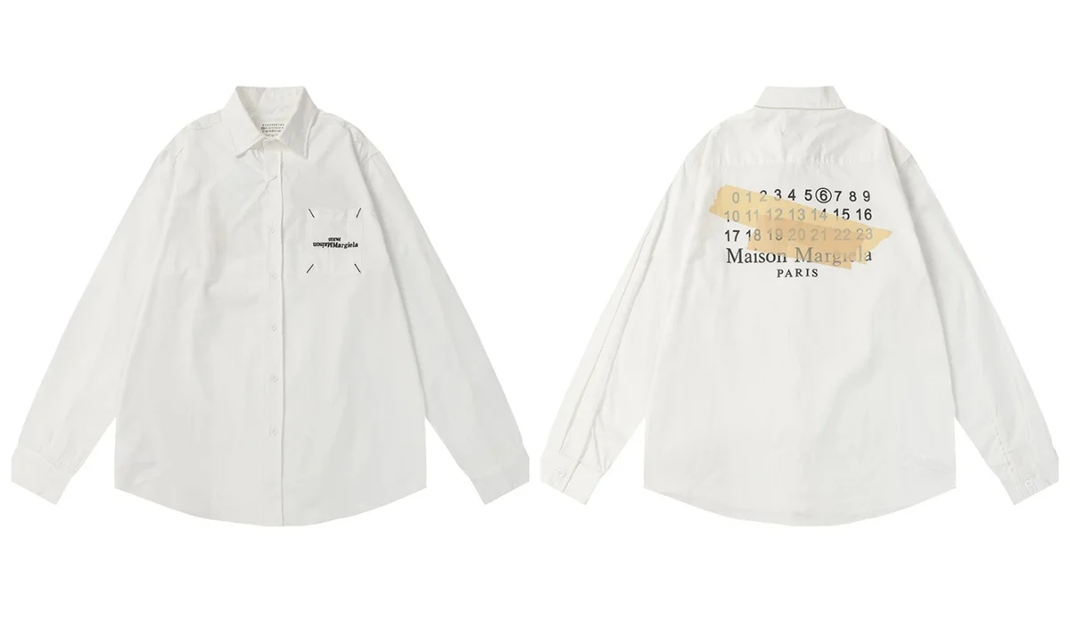Maison Margiela Maison Margiela Replica White Shirt White
