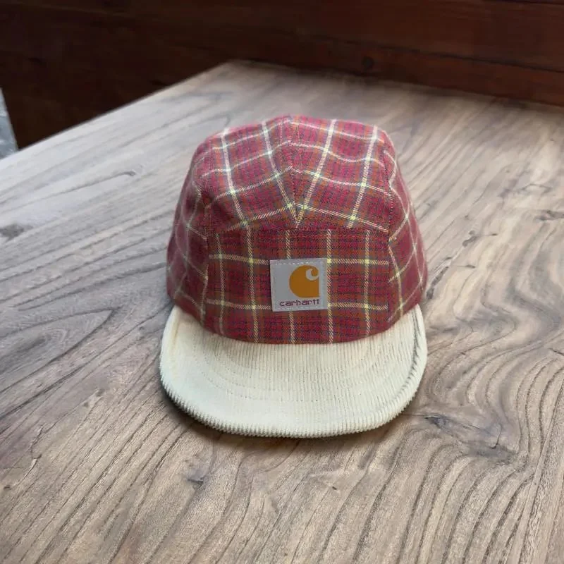 Carhartt Carhartt Plaid Corduroy Cap Beige Beige - 1