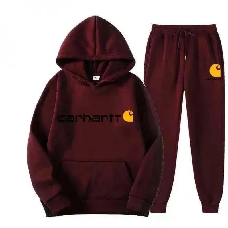 Carhartt Carhartt Wine Red Tracksuit Set Red - 1