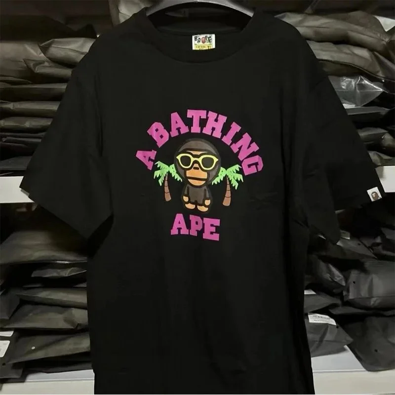 A Bathing Ape A Bathing Ape BAPE STA Black Pink T-Shirt Black - 1