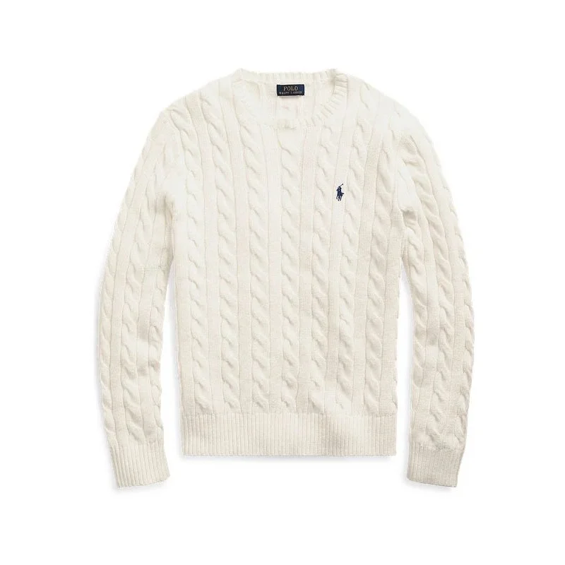 Polo Ralph Lauren Polo Ralph Lauren Cable Knit Sweater Cream Men Cream - 1