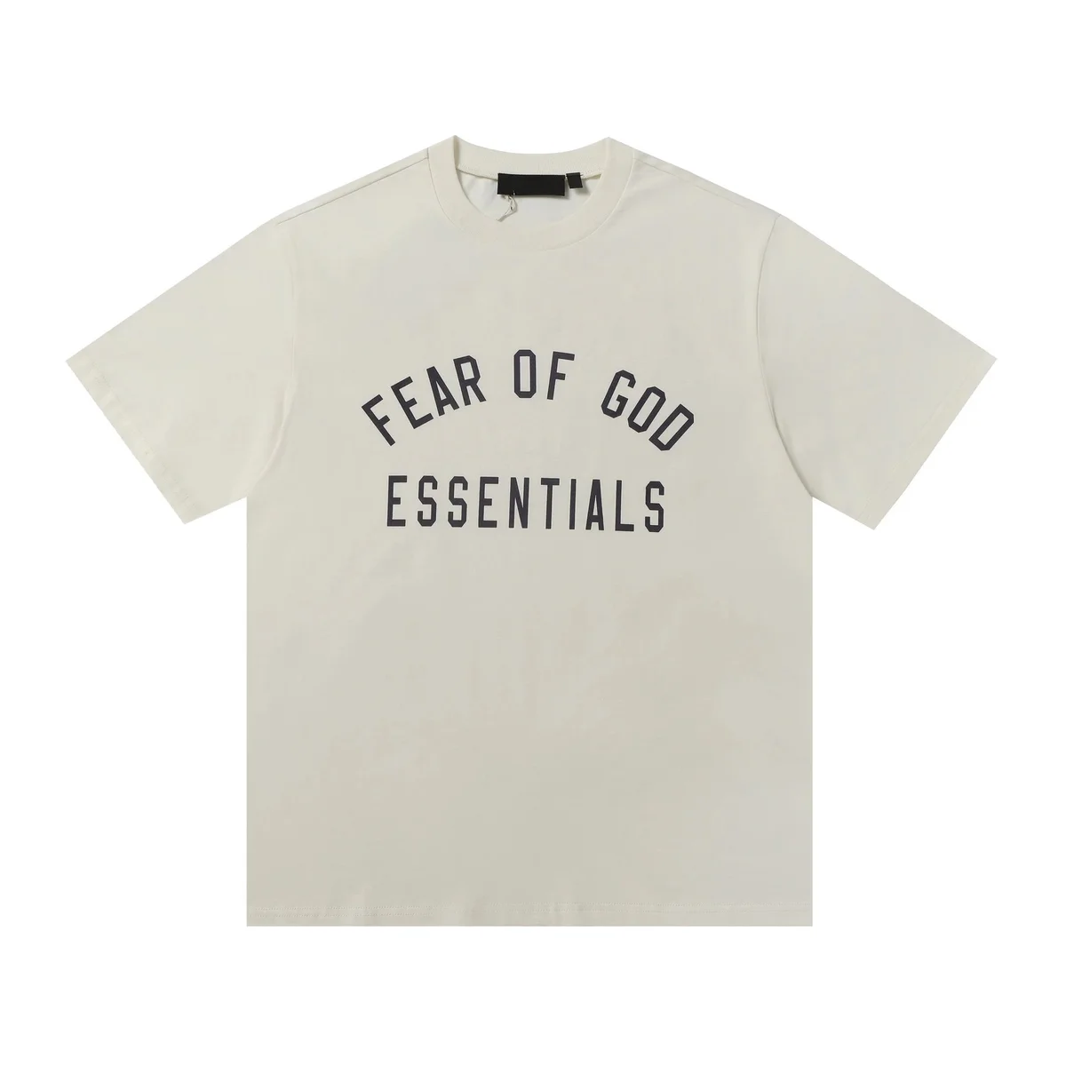 Fear of God Fear of God Essentials Ivory White T-Shirt Cream - 1