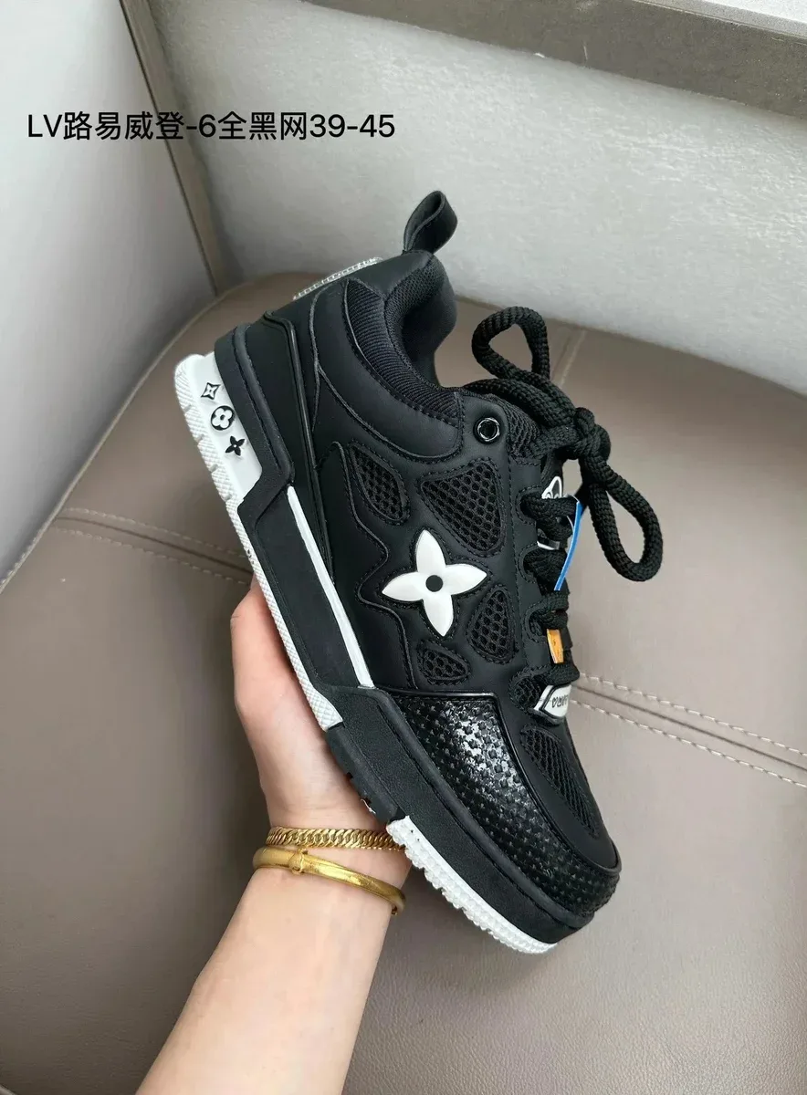 Louis Vuitton Louis Vuitton LV Trainer TX-31 All Black Mesh Sneakers Black