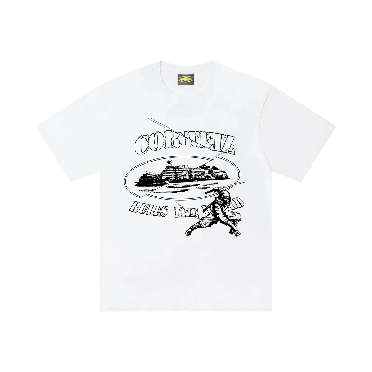 Corteiz Corteiz Rules The World White T-Shirt White - 1