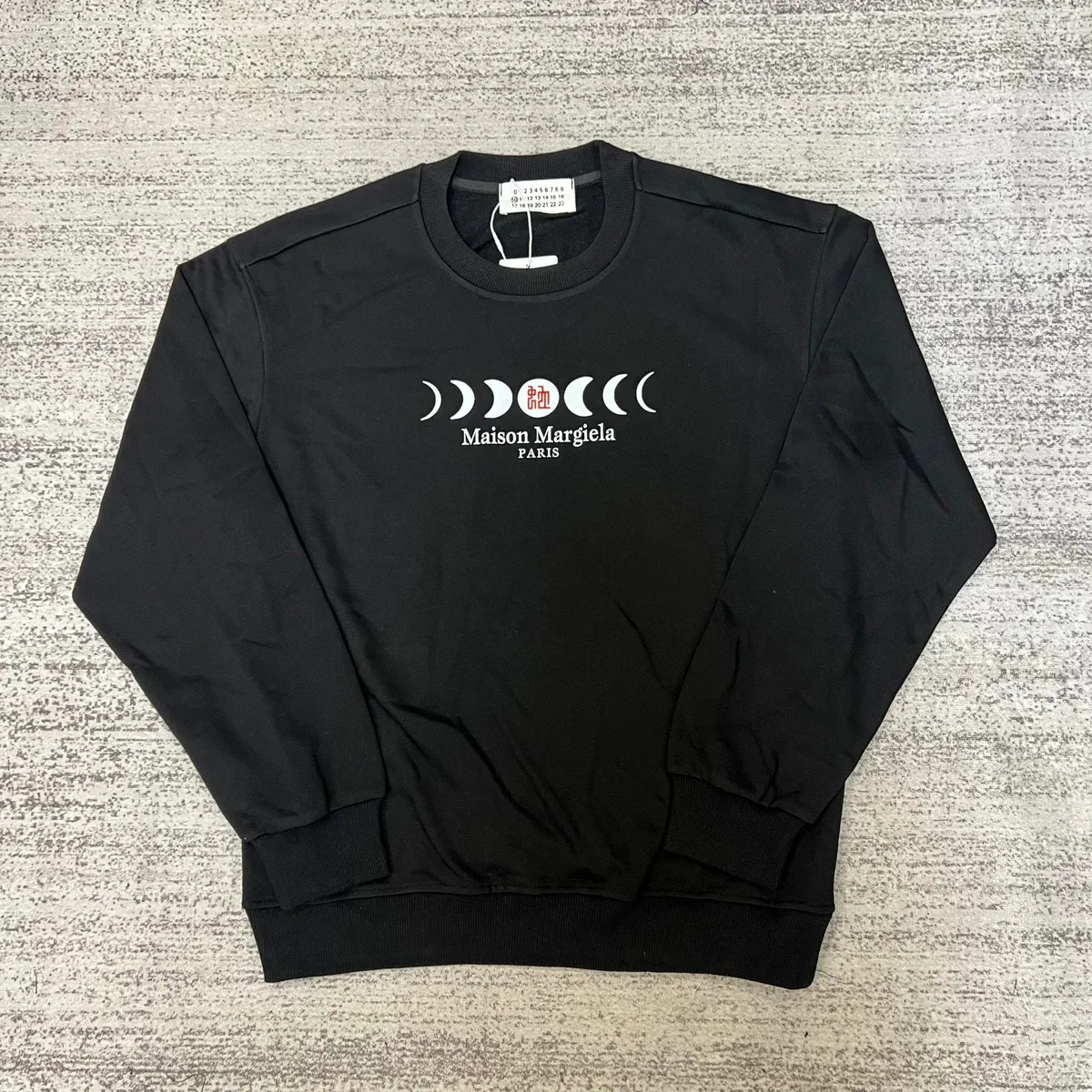 Maison Margiela Maison Margiela OG Style 36 Black Crewneck Sweatshirt Black - 1