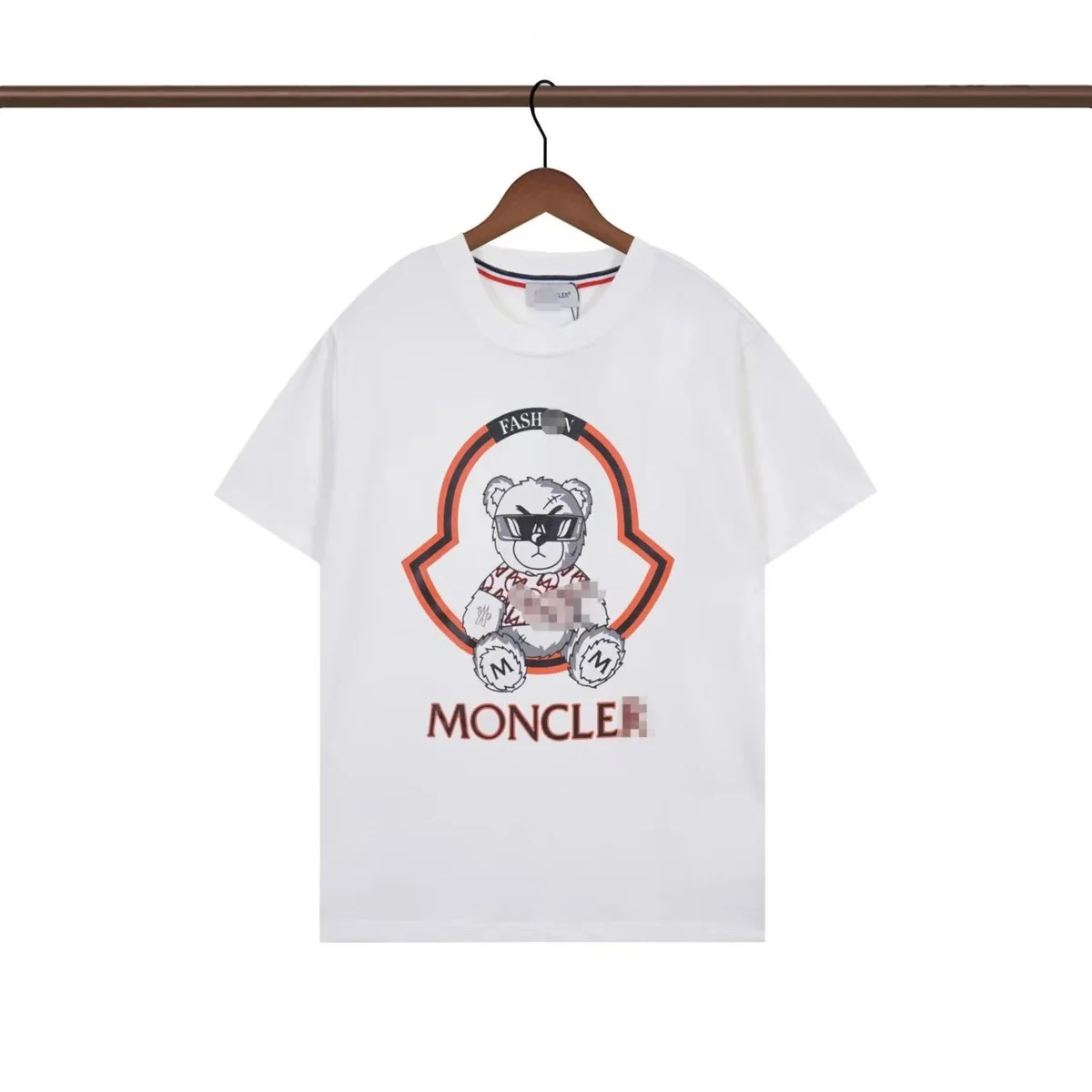 Moncler Moncler Teddy Bear Logo T-Shirt White White