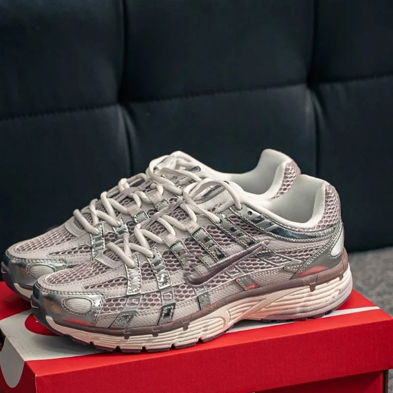 Nike Nike Pegasus P-4000 Silver Pink Sneakers Silver - 1