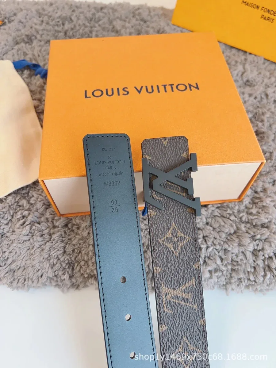 Louis Vuitton Louis Vuitton Monogram Belt Brown Brown