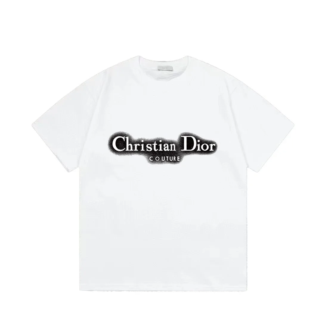 Dior Christian Dior Couture White Logo T-Shirt White - 1