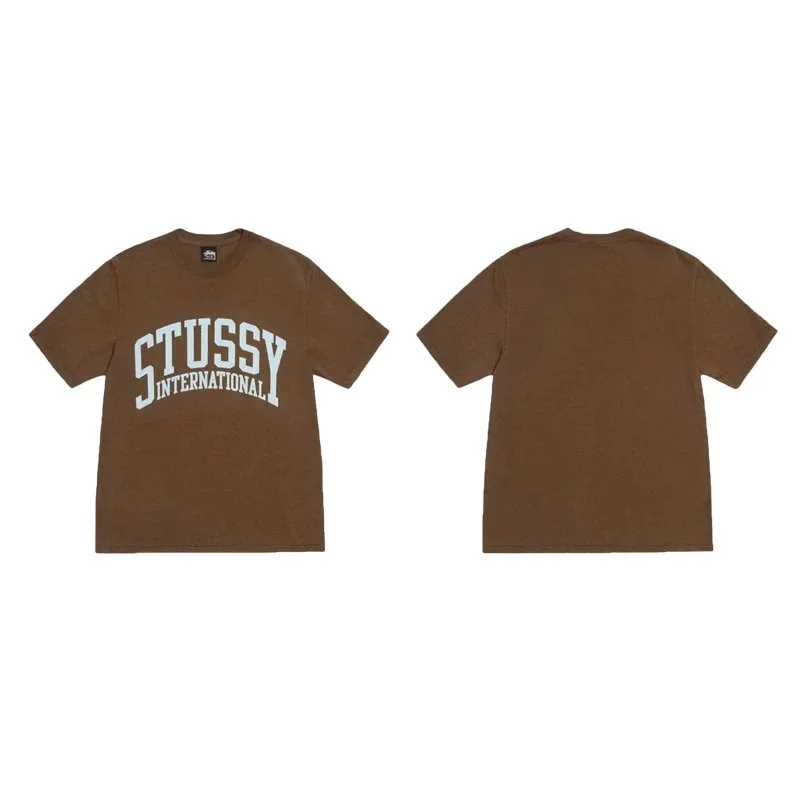 Stussy Stussy Basic Logo T-Shirt 2152咖色 T-Shirt Brown - 1