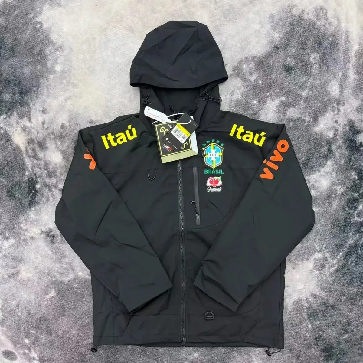Brazil National Team Black Lightweight Jacket