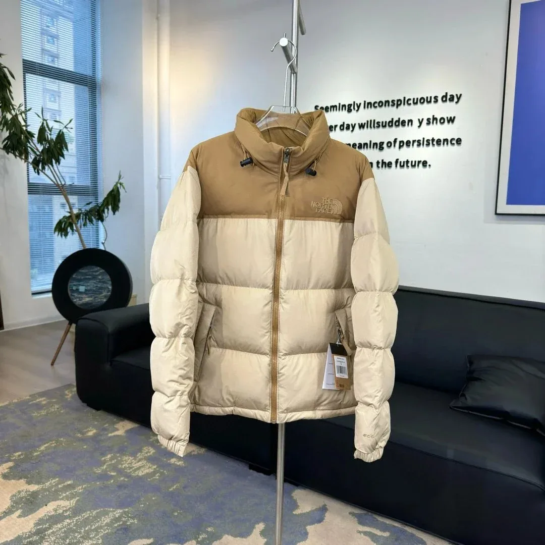The North Face The North Face Nuptse Wheat Yellow Parka Beige - 1