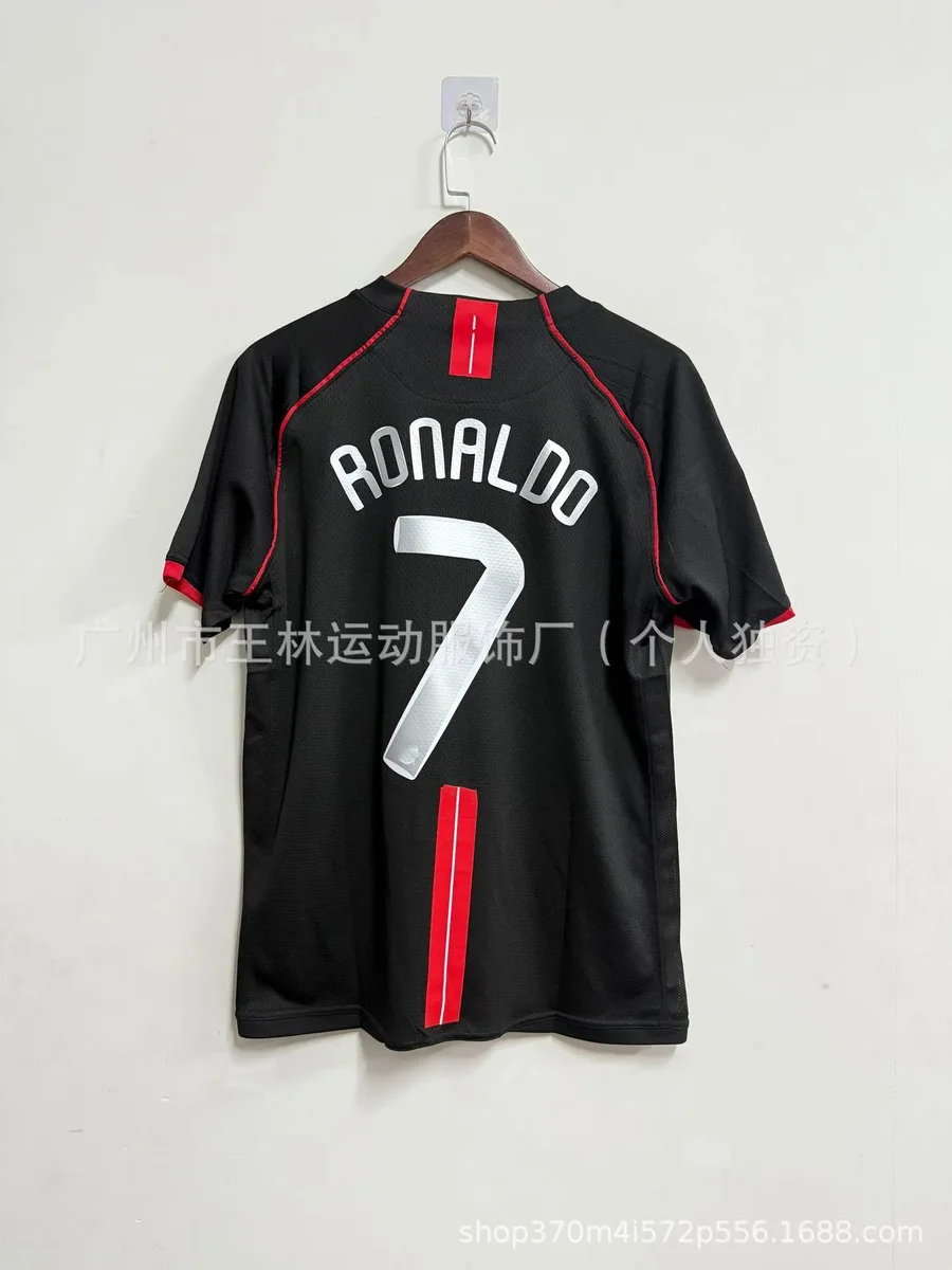 Other Black Ronaldo 7 Away Jersey Football Shirt Black - 1