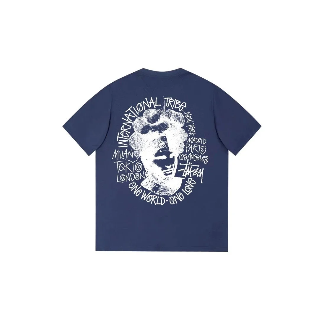 Stussy Stussy International Tribes T-Shirt Navy Navy - 1