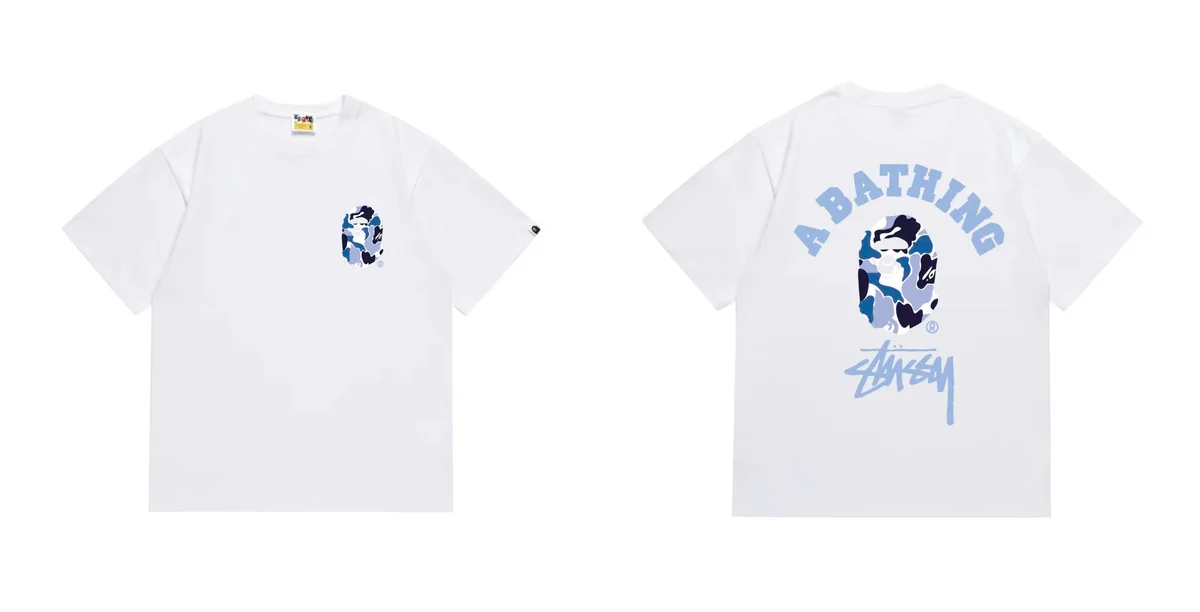 A Bathing Ape A Bathing Ape BAPE STA White Camo T-Shirt White - 1
