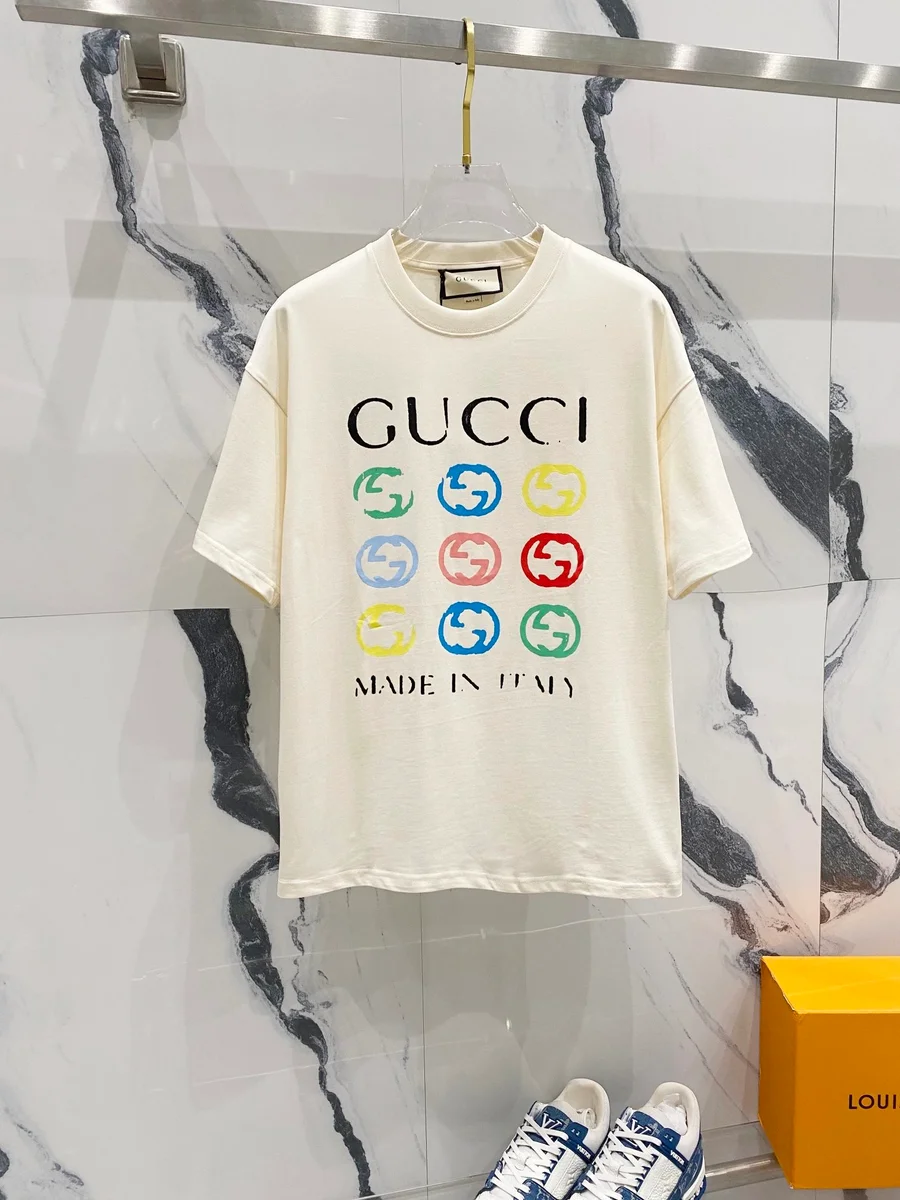 Gucci Gucci Interlocking G Cream T-Shirt Cream