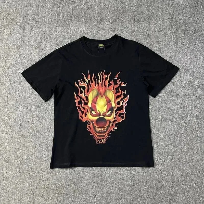 Other Black Clown Flames T-Shirt SJ-39 Black - 1