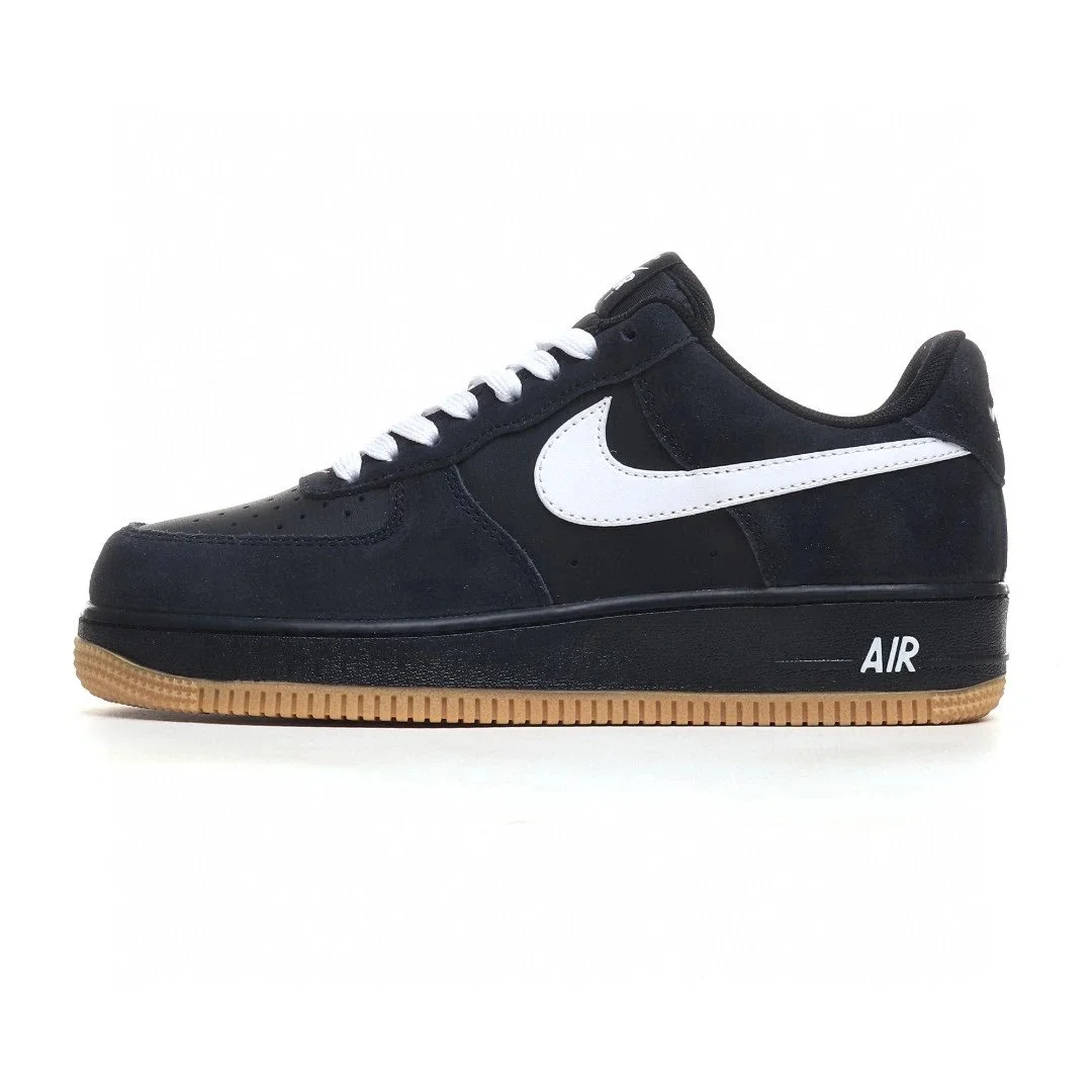 Nike Nike Air Force 1 Black/White Sneakers Black - 1