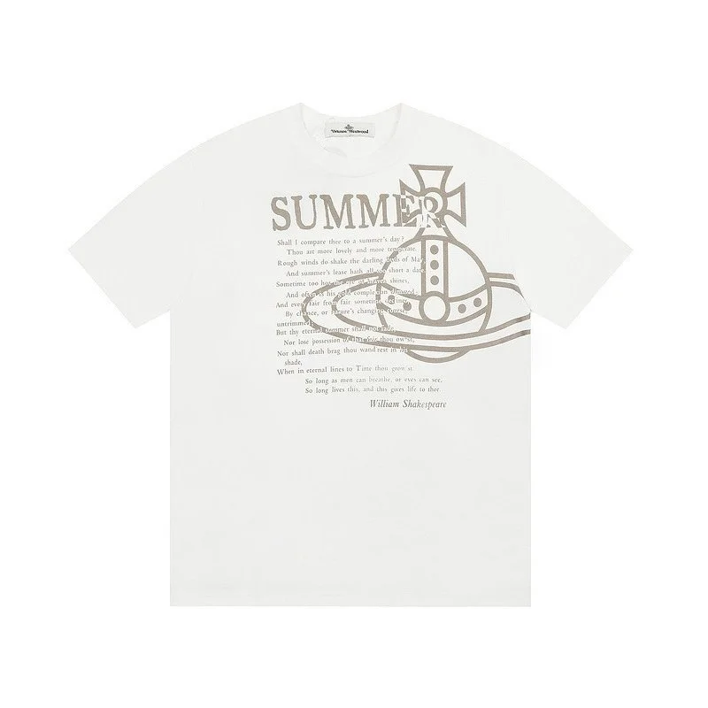Vivienne Westwood Vivienne Westwood Summer Shakespeare T-Shirt White White - 1