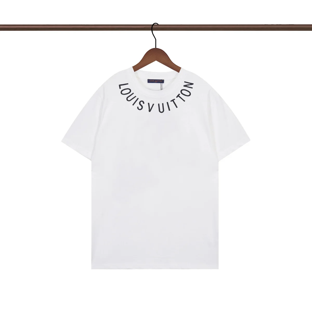 Louis Vuitton Louis Vuitton White Curved Logo T-Shirt White