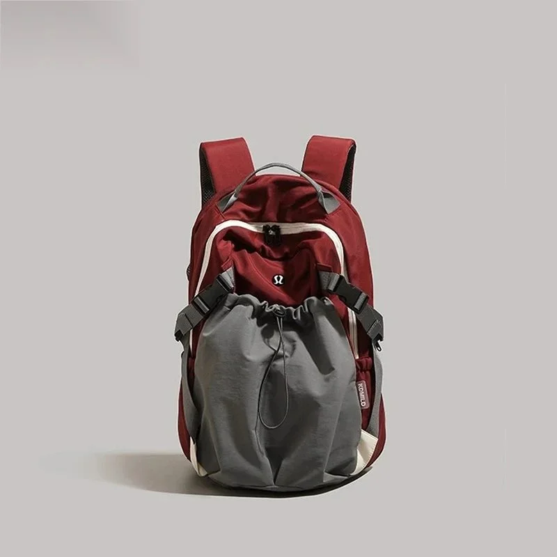 Lululemon Lululemon Koiled Wine Red/Grey Backpack Red