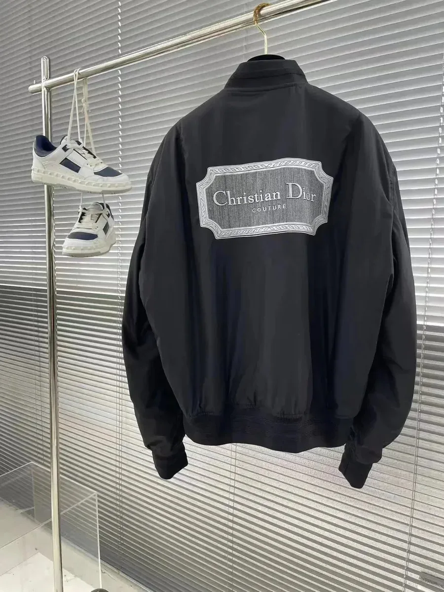 Dior Christian Dior Black Couture Bomber Jacket Black