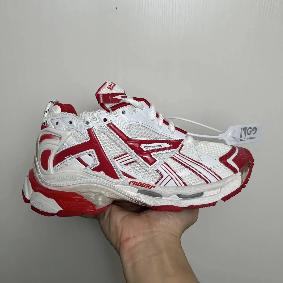 Balenciaga Balenciaga Triple S White/Red Sneakers White