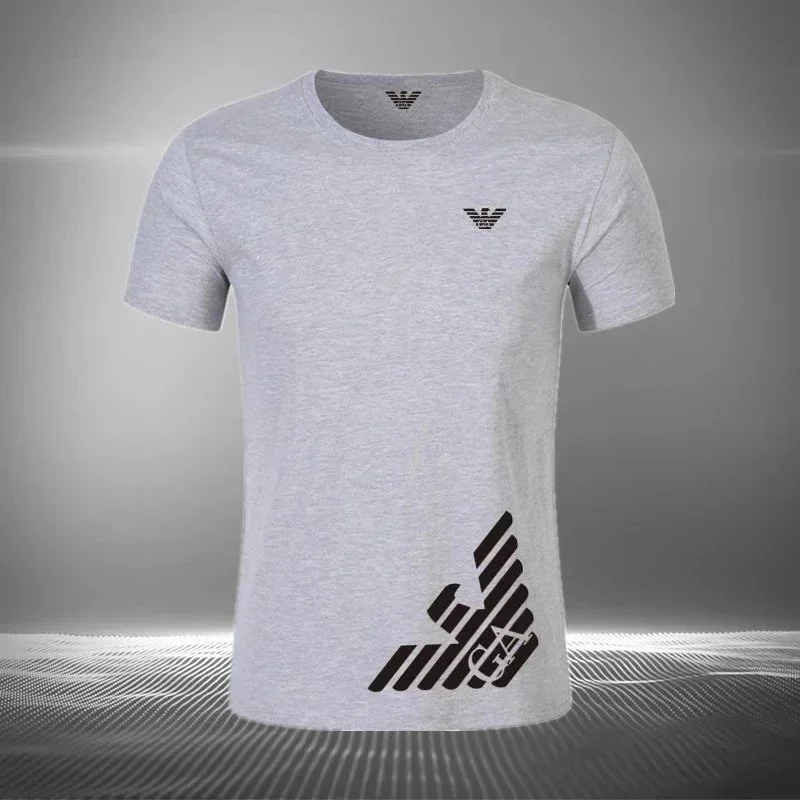 Armani Emporio Armani Heather Grey T-Shirt Grey