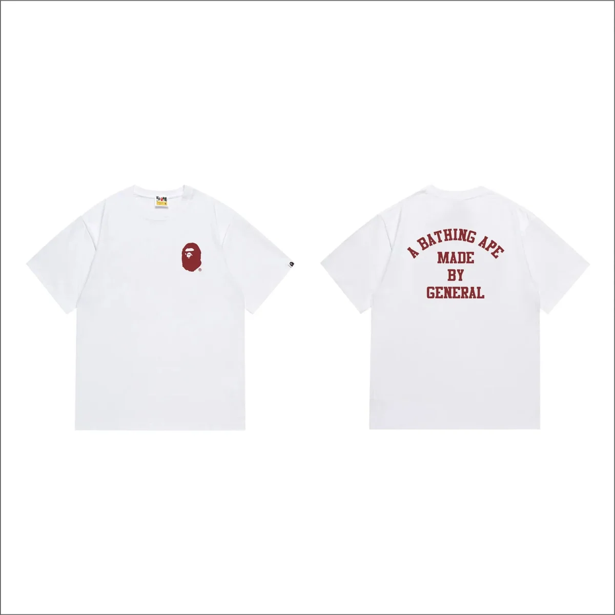 A Bathing Ape A Bathing Ape BAPE STA White T-Shirt White - 1