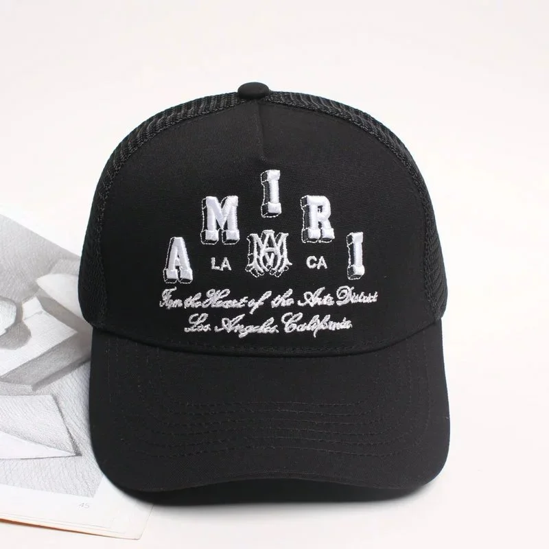 Amiri Amiri For the Heart of the Arts District Black Trucker Hat Black - 1