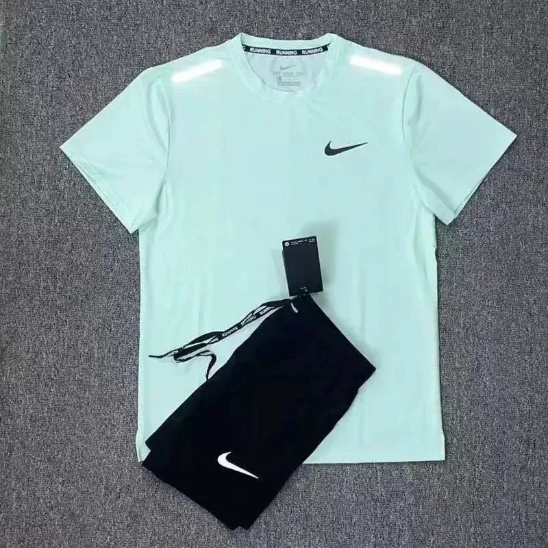 Nike Nike Air Zoom 07 Shorts Set Mint Green/Black Green - 1
