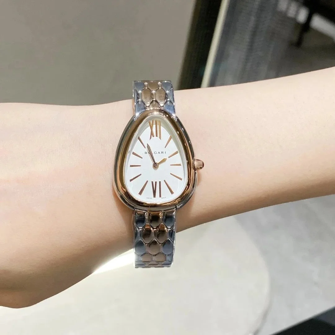 Bvlgari Bvlgari Serpenti Rose Gold & Silver Watch Gold