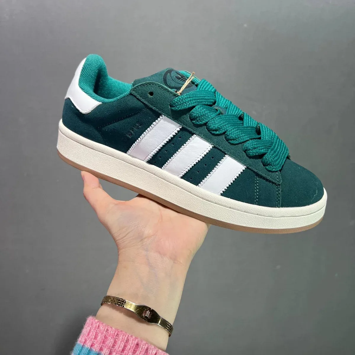 Adidas Adidas Campus Green Suede Sneakers Green - 1