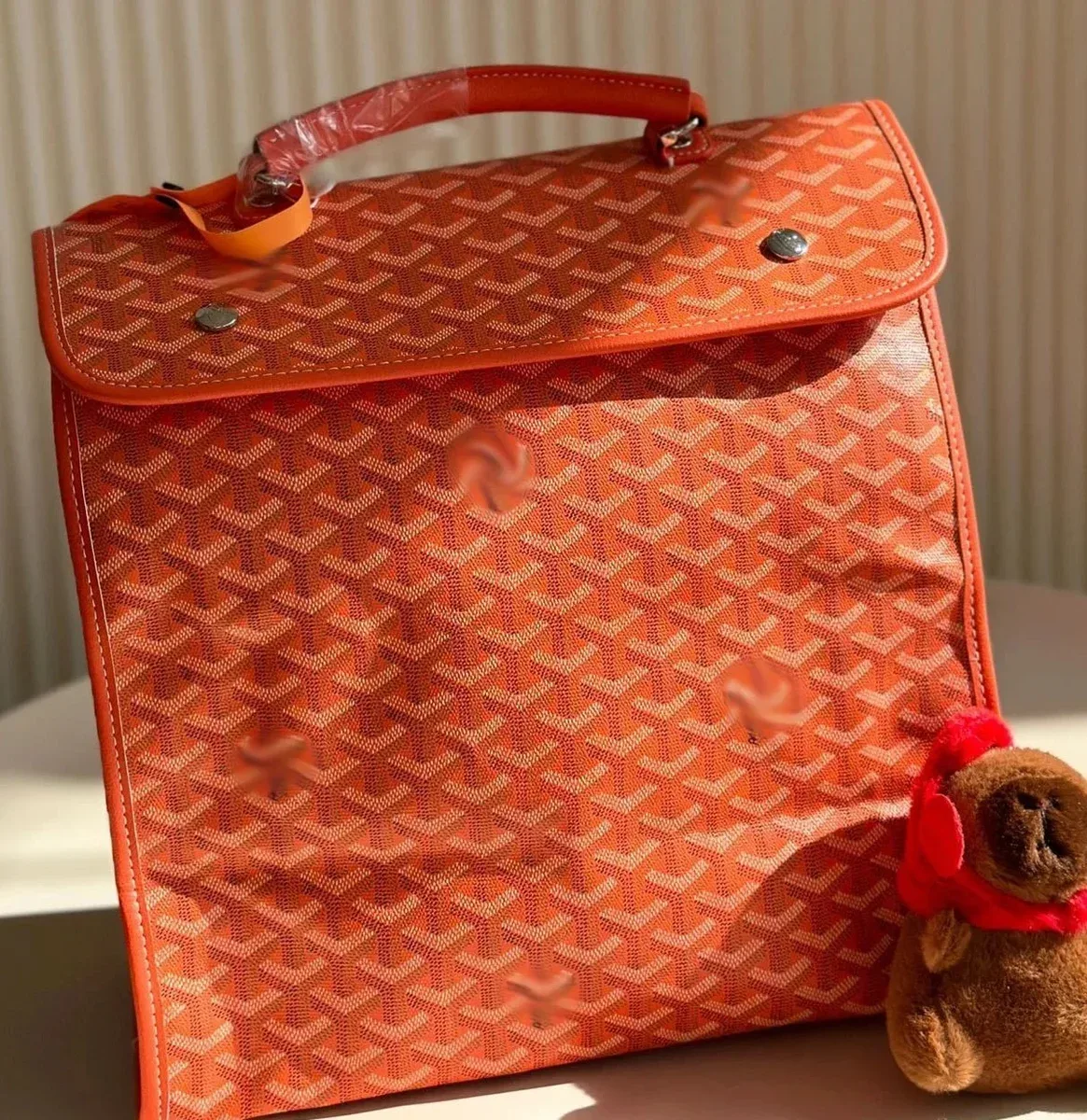 Goyard Goyard YARD Orange Monogram Backpack Orange