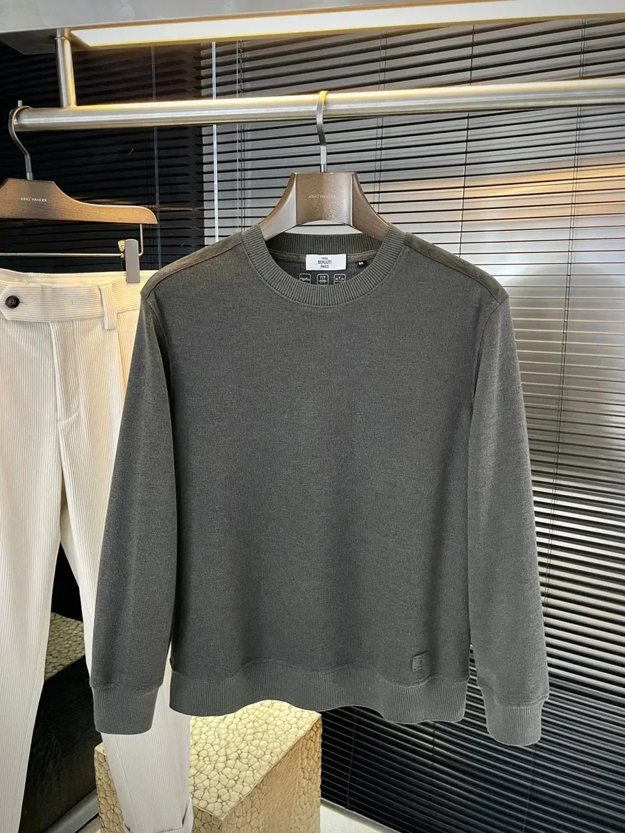 Other Grey Crewneck Knit Sweater Grey - 1