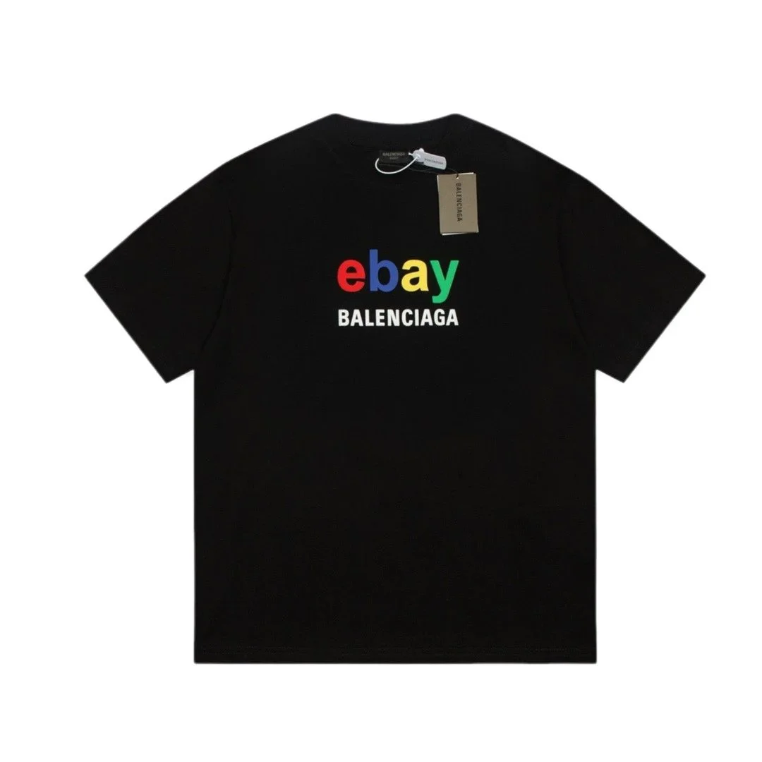 Balenciaga Balenciaga eBay BALENCIAGA Black T-Shirt Black - 1