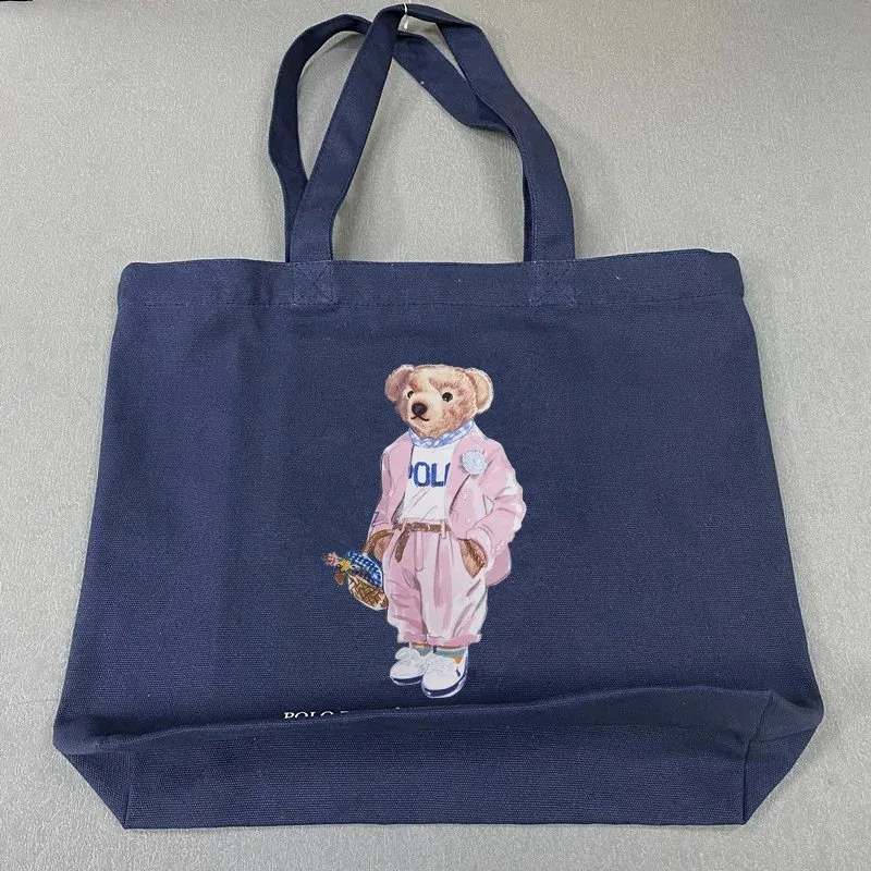 Polo Ralph Lauren Polo Ralph Lauren Polo Bear Navy Pink Suit Tote Bag Navy - 1