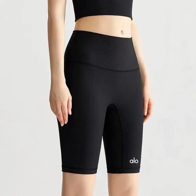 Alo Yoga Alo Biker Shorts Black Black - 1