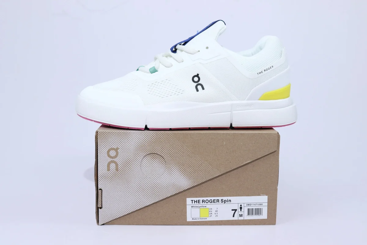 On Running On The Roger Spin White/Yellow Sneakers White - 1