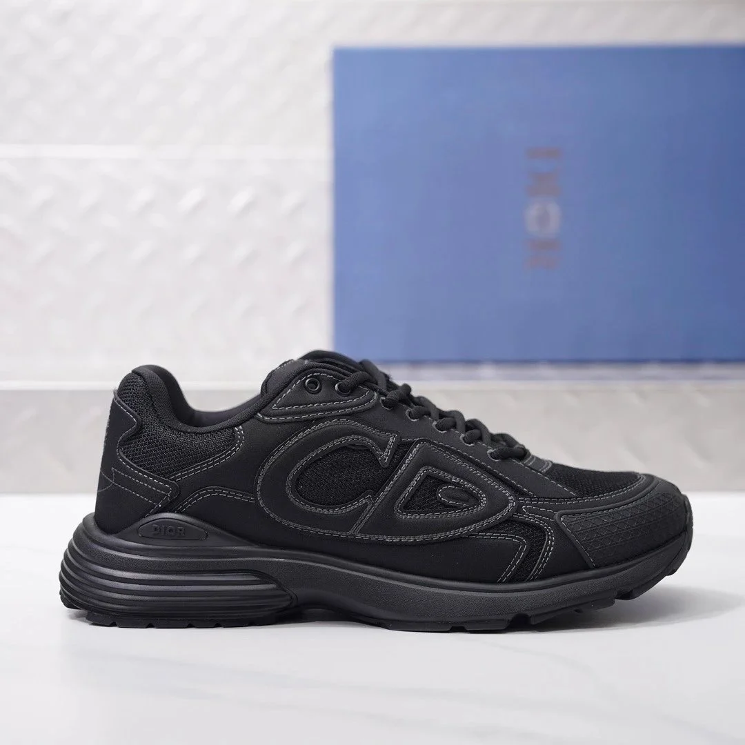 Dior Dior CD Logo Triple Black Sneakers Black