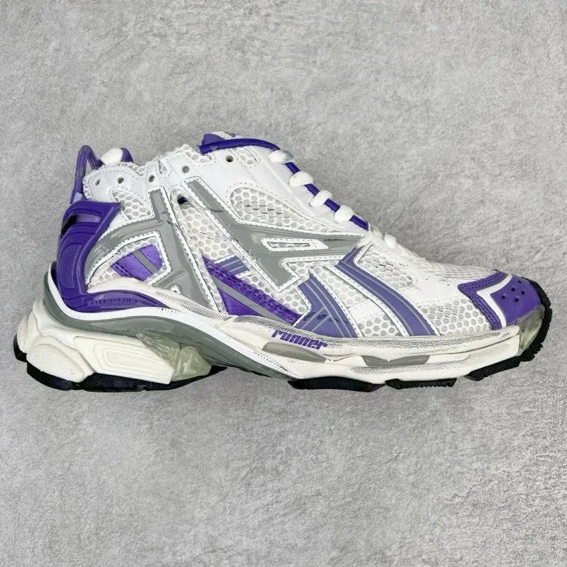 Maison Mihara Yasuhiro Maison Mihara Yasuhiro Runner White Purple Sneakers White - 1