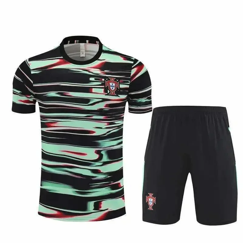 Other Portugal Football Kit Set Black & Green Black - 1