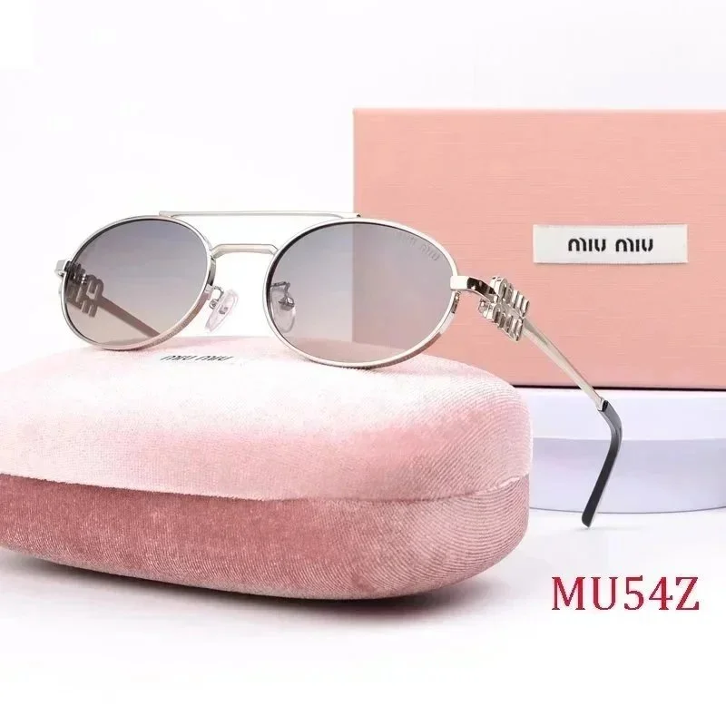 Miu Miu Miu Miu MU54Z Gradient Lens Sunglasses Silver - 1