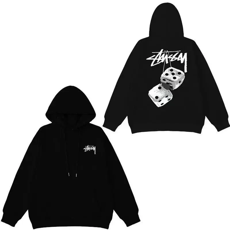 Stussy Stussy Shooters Black/White Dice Hoodie Black - 1
